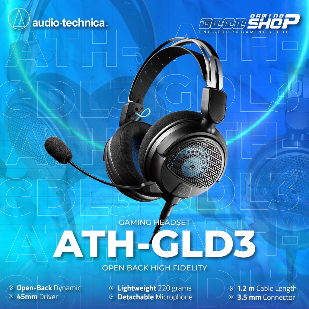 Audio Technica ATH-GDL3 Open Back High Fidelity - Gaming Headset