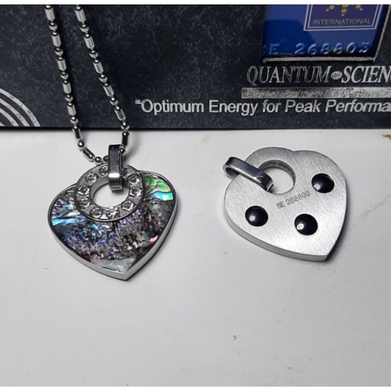 Kalung Kesehatan Terapi Asli - Quantum pendant asli - kalung kesehatan bio energi - kalung kesehatan liontin love pelangi