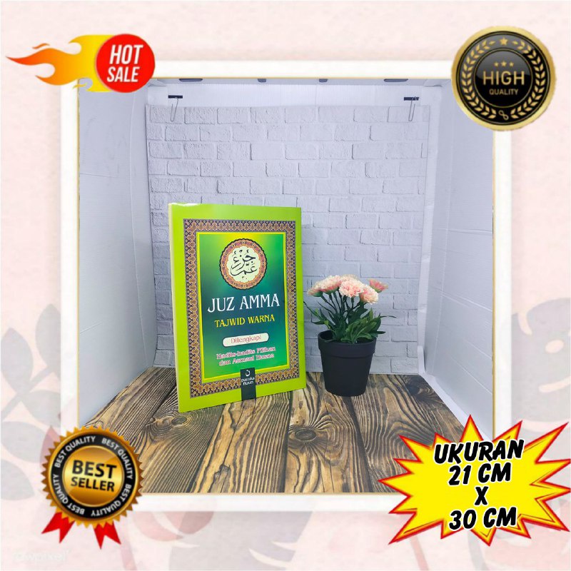Juz Amma Jumbo Tajwid Warna Dilengkapi Hadits-Hadits Pilihan Dan Asmaul Husna, Juz Amma Anak Ukuran 