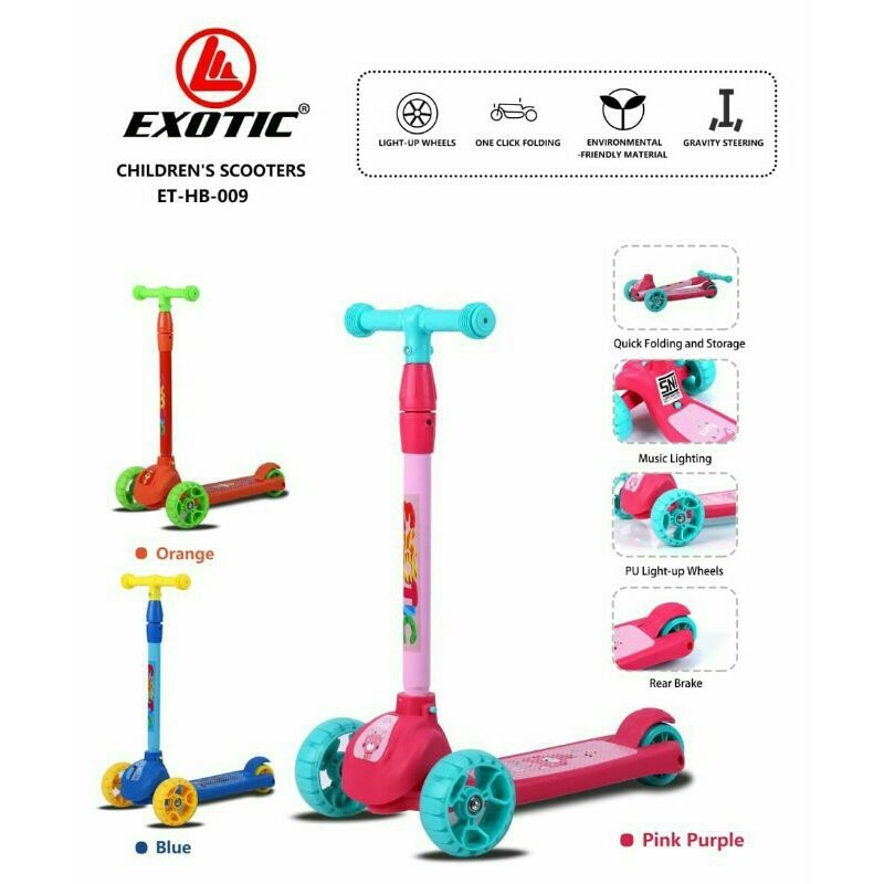 SCOOTER ANAK HB-009/ EXOTIC HB-009/ SCOOTER ANAK EXOTIC