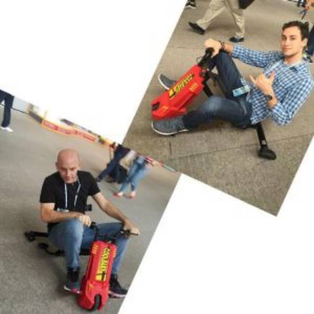 Scooter / Skuter Trike Electric Roda 3 Utk usia 8 Thn dan Keatas