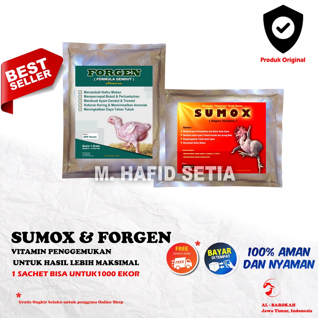 SUMOX DAN FORGEN - Vitamin Penggemuk - Suplemen Penggemuk