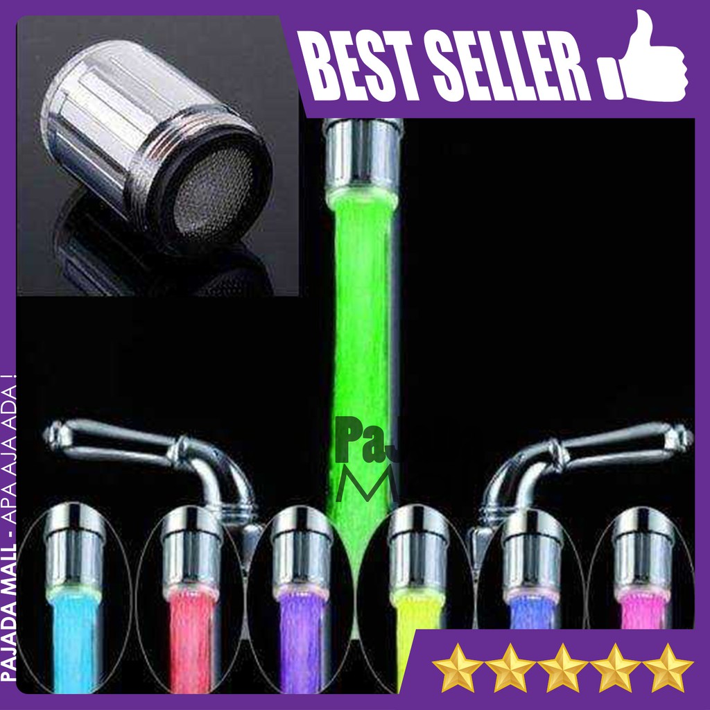 Keran Air LED 7 Warna Dengan Konektor