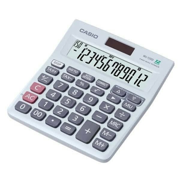 

CASIO MJ-120D CHECK & CORRECT KALKULATOR