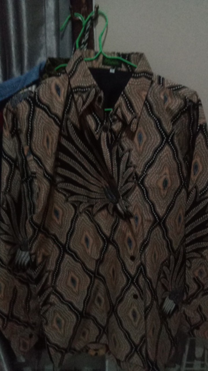 Pari Mocca Kemeja Batik Pria Full Furing Katun Halus Sragenan