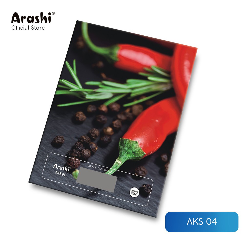 Arashi Timbangan Dapur Digital 5 Kg Touchscreen AKS 04/ Kitchen Scale