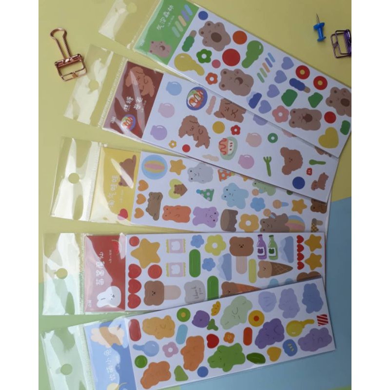 

Bear Sticker Sheets