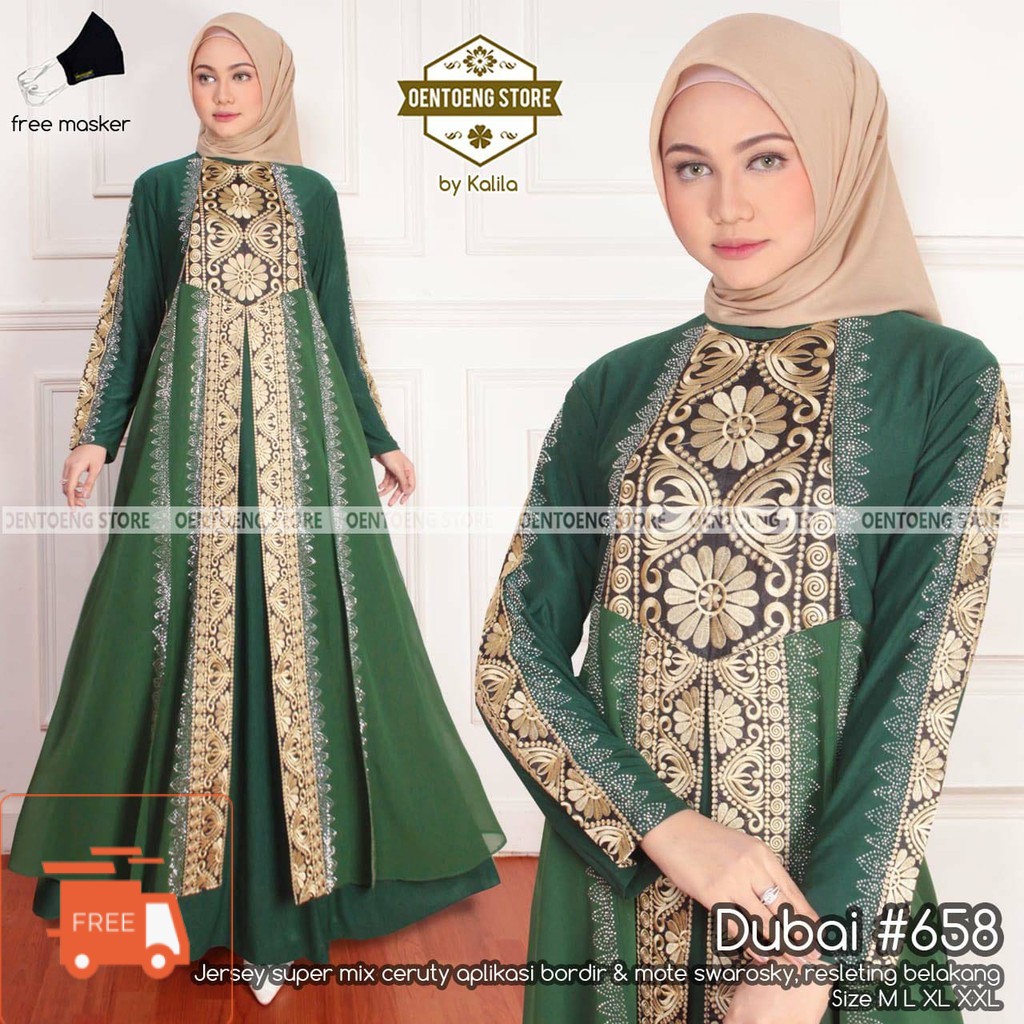 ABAYA DUBAI/GAMIS ABAYA TURKEY/ABAYA TURKEY WARNA CERAH HIJAU ,MERAH,KUNING SIZE SMALL