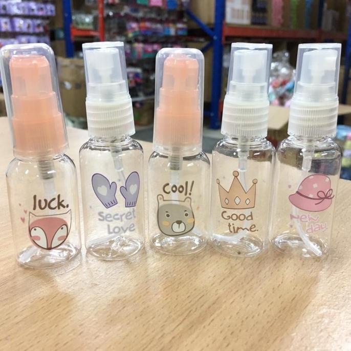 Botol spray 30ml motif / botol spray / botol isi ulang - free