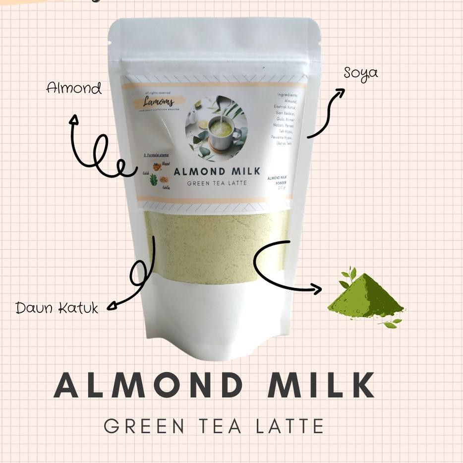 ♚ [BELI 5 GRATIS 1] LAMOMS Almond Milk - 200gr - Plus Soya & Katuk Extract – Booster ASI ➽
