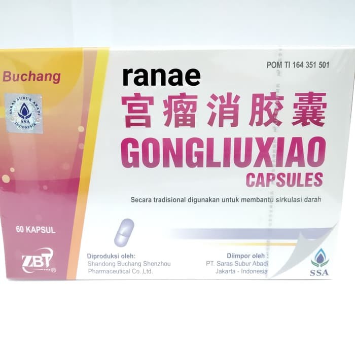 Buchang gongliu buchang gongliuxiao capsule gong liu obat kista mioma