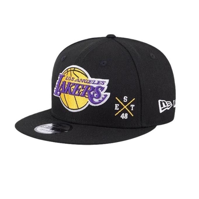Topi New Era 950 Multi NBA LA Lakers Black Cap 100% Original 12836623