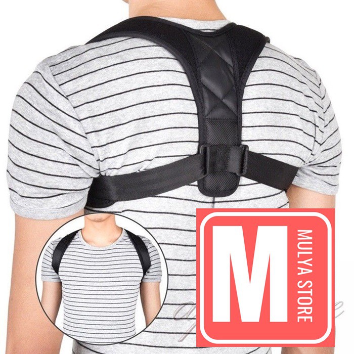 Back Support Posture Corrector Clavicle Support Penyangga Penegak Pencegah Punggung Bungkuk Impor