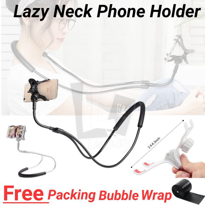 Lazy Neck Phone Holder/Lazy Neck Pod/Holder Leher/Lazy Hanging Neck Phone Stand Mount Neck