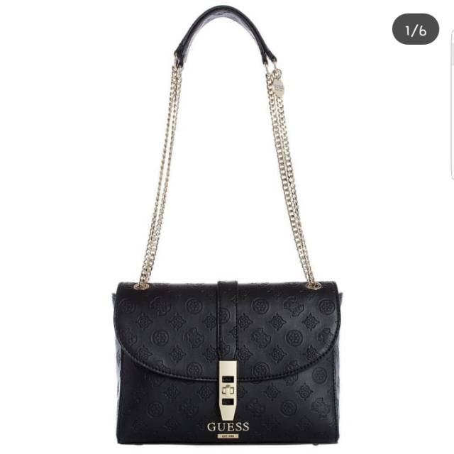 Tas guess peony turn lock bag