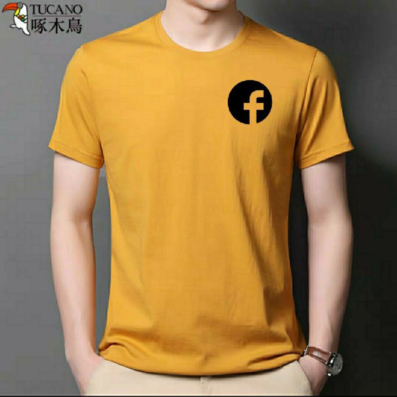 Kaos Oblong Pria Cotton Combed Kaos Pria Lengan Pendek Atasan Pria