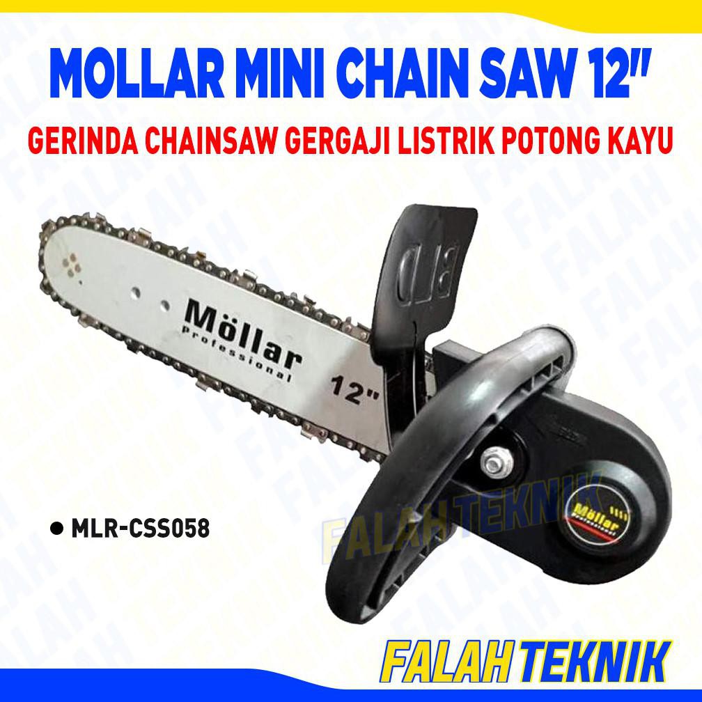 ( BISA COD ) MOLLAR Mini Chain Saw Gerinda Chainsaw Gergaji Listrik Potong Kayu TERBARU [Kode 1|Kode