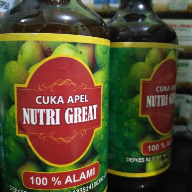 

Cuka apel nutri great original Cuka Apel Kita
