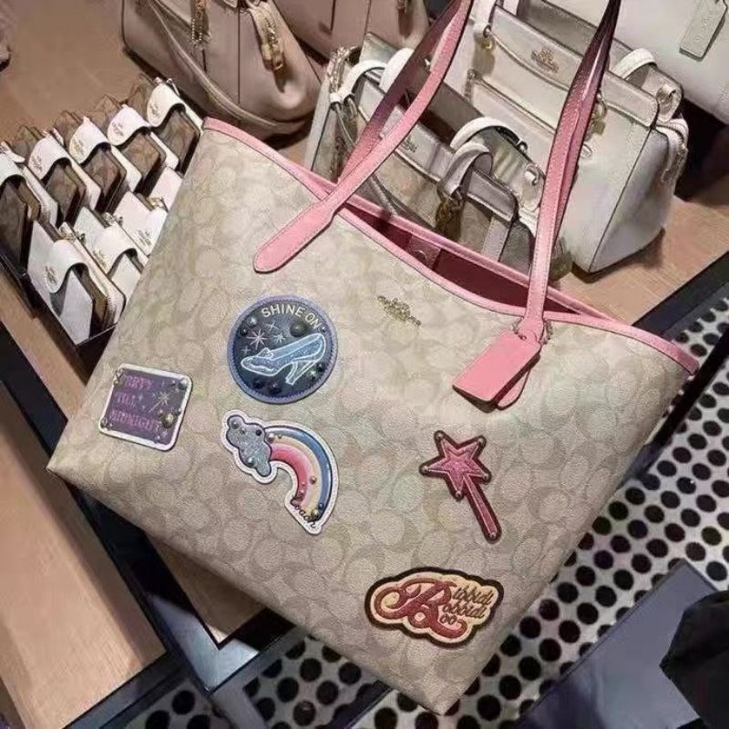TOTE BAG COACH IMPORT FASHION MATERIAL PU