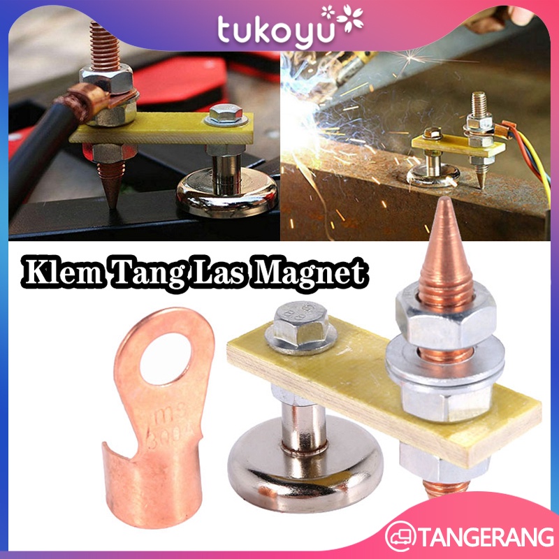 Magnet Ground Welding/Klem Tang Las Magnet Single/Klem Tang Las Magnet Untuk Kabel Massa Mesin Travo