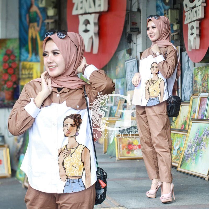 ZARA ONE SET BY GOZZOQU ORI READY