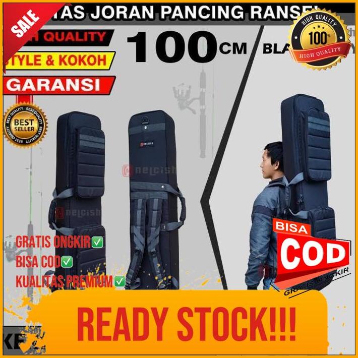 Tas Joran Pancing 100 Cm Ransel Kotak Tas Alat Mancing By Nelcish