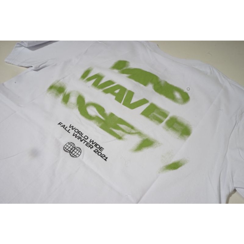 FAILOFFICIAL T-SHIRT - MIND WAVES 01 WHITE