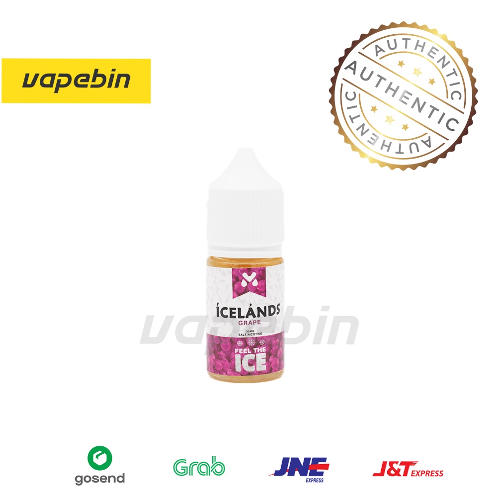 LIQUID ICELANDS GRAPE SALT NIC - LIQUID ICELANDS 30ML - 30MG