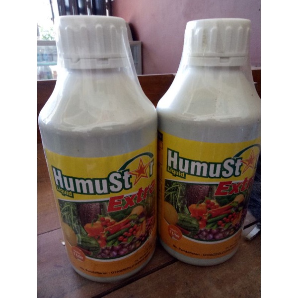 Humustar extra 1 liter Humic acid 25% Asam Humat Pembenah Tanah