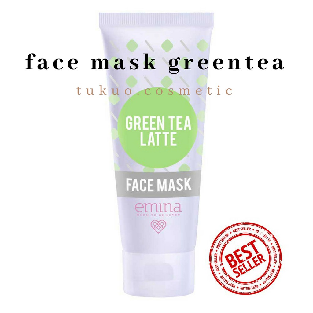 Face Mask Emina Green Tea Latte Face Mask Masker Wajah Masker Greentea Masker Wajah Emina Indonesia