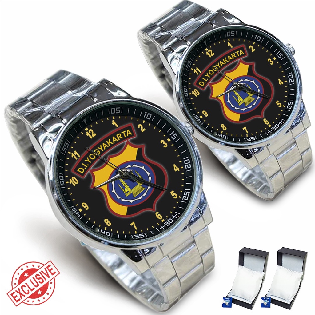 Jam Tangan Rantai Couple POLDA D.I.YOGYAKARTA (Keren)