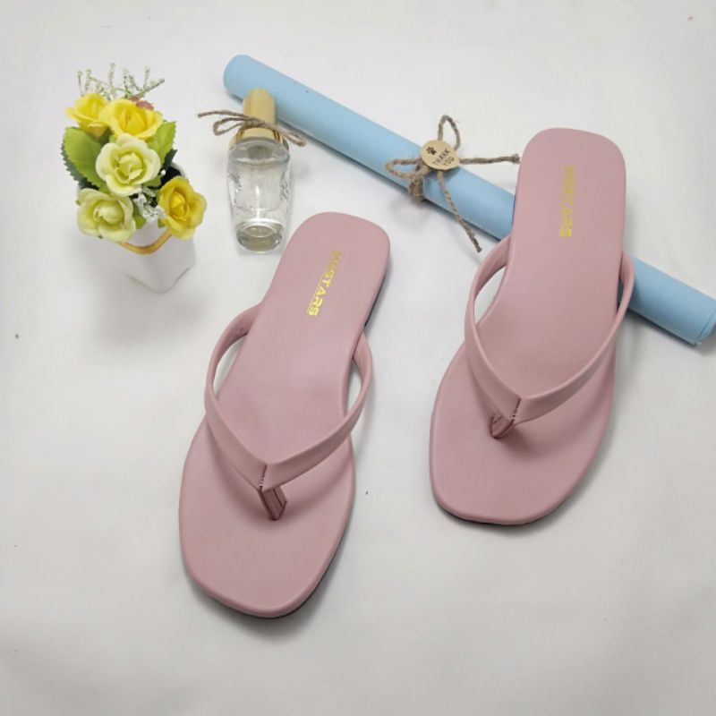 amiq Sandal Flat Wanita Jepit Polos / Sendal jepit teplek Harian