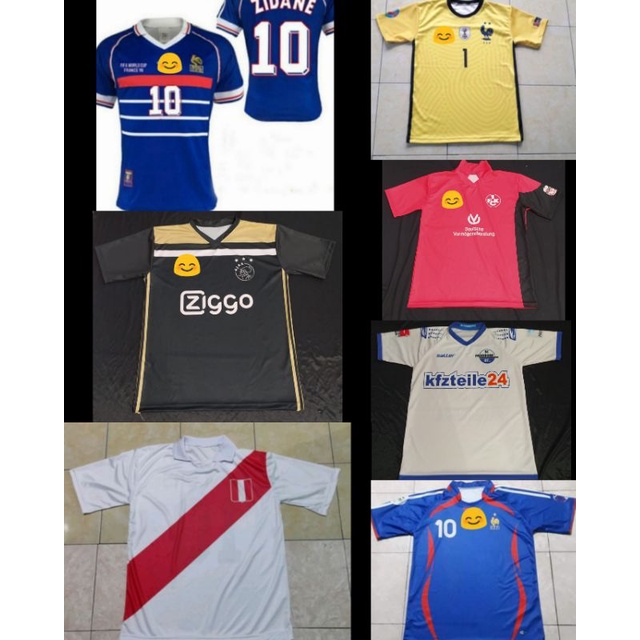 Jersey Prancis 1998/Jersey France 1998 World Cup/Jersey Prancis 2006/Jersey France 2006 World Cup/Je