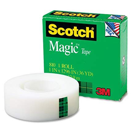 

Scotch Magic Tape CAT 810 uk.3./4in x 1296in (36 Yd)