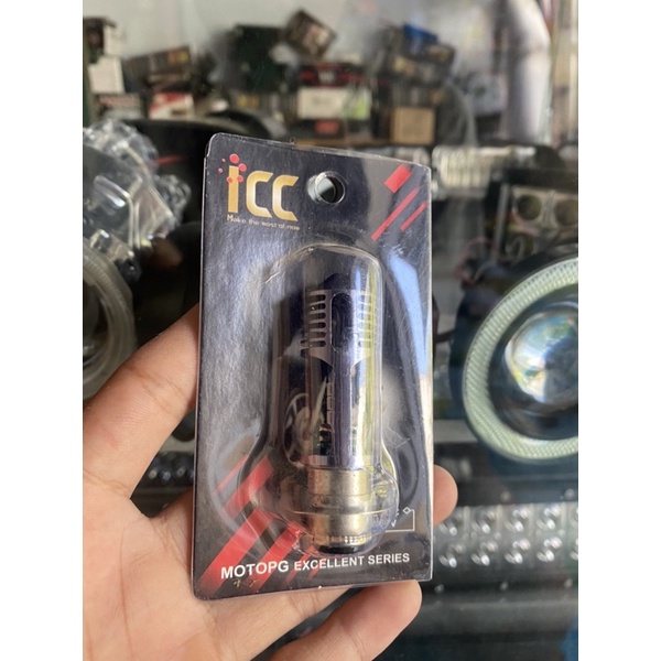 LAMPU UTAMA LED MOTOR H6 12 LED MERK ICC 12 TITIK LED I Lampu Led Motor 12 LED | LED H6 MOTOR