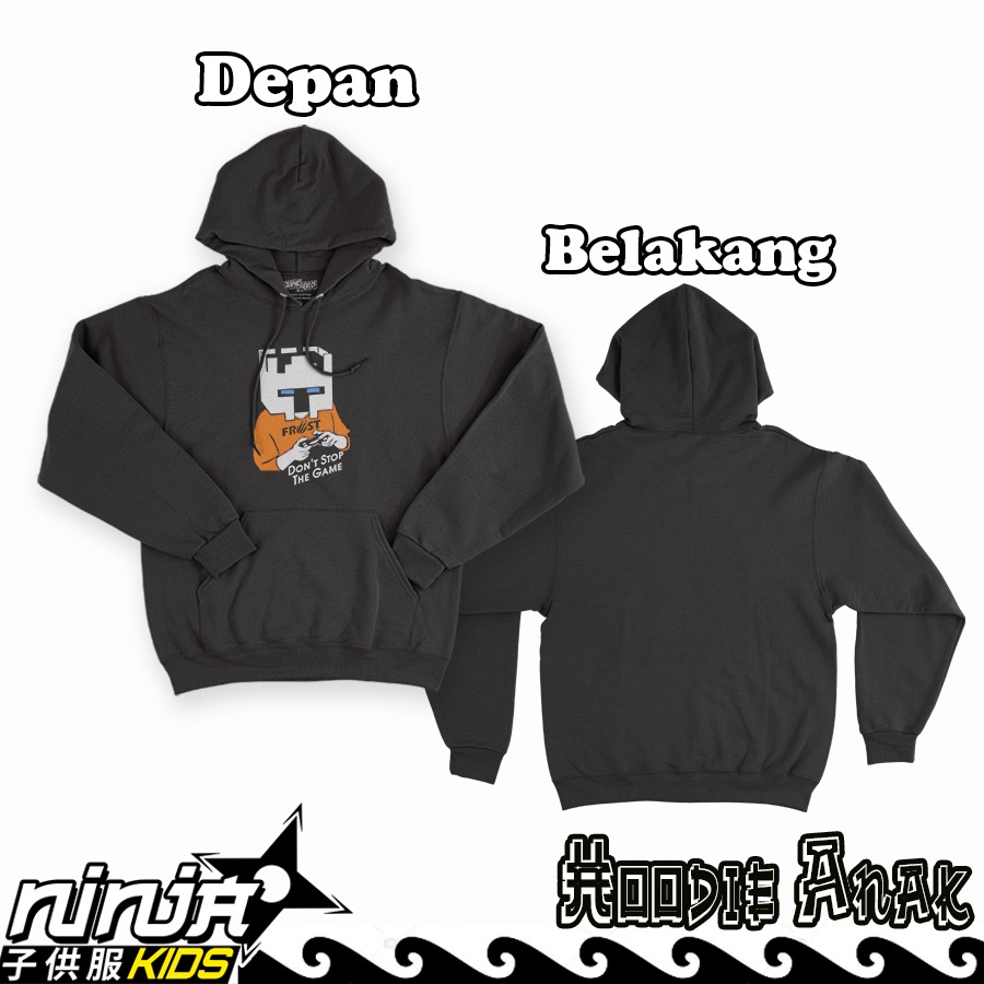 Jaket Sweeter Anak Laki laki Frost Diamond Dont Stop The Game Hoodie Perempuan Unisex Cotton Fleeace