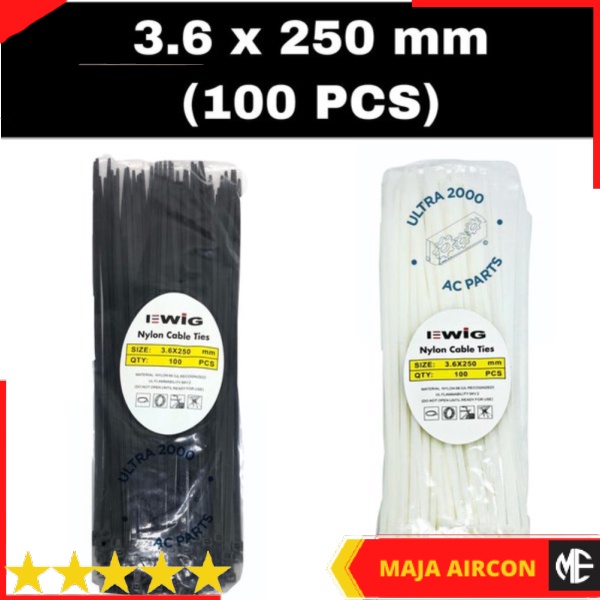 

CABLE TIES . KABEL TIES EWIG 3.6 mm x 25 CM Murah