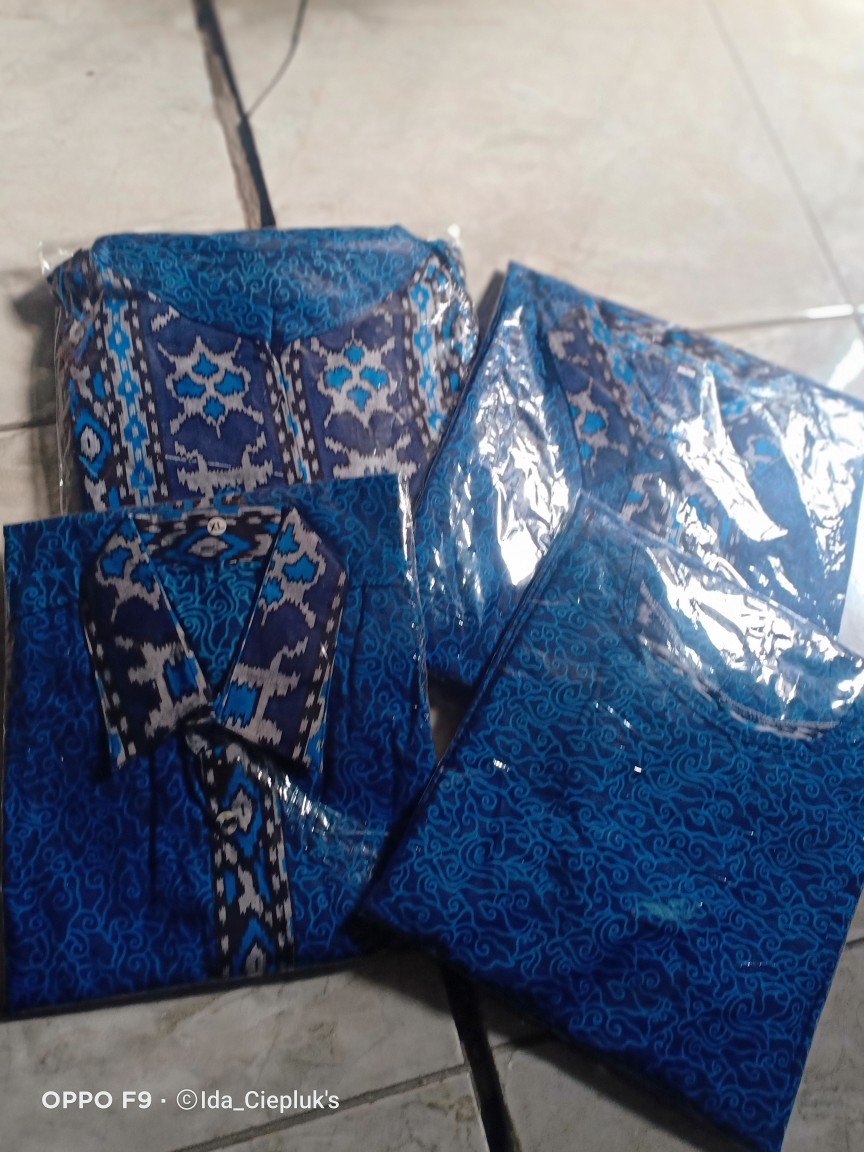 Bisa Request Batik Couple Keluarga Sania Ruffle Ori Ndoro Jowi Dnt