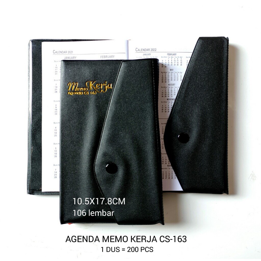 

Buku Agenda Memo Kerja CS-163/Agenda Kancing/Buku Agenda