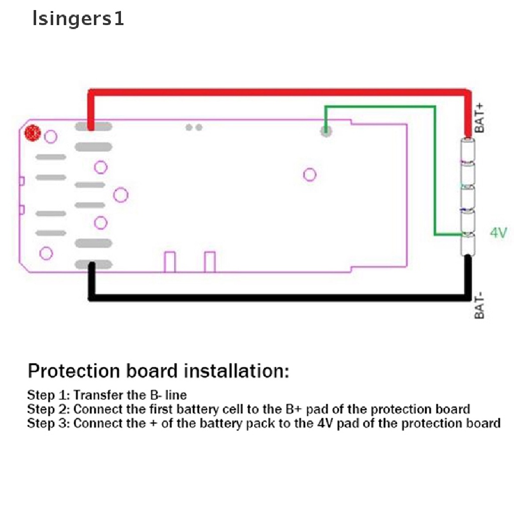 (lsingers1) M18 Papan Sirkuit PCB Charger Baterai Untuk Milwaukee M18