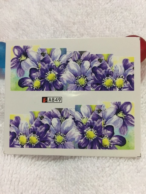 Water Decal Nail Art Stickers/Stiker Kuku Bunga 1