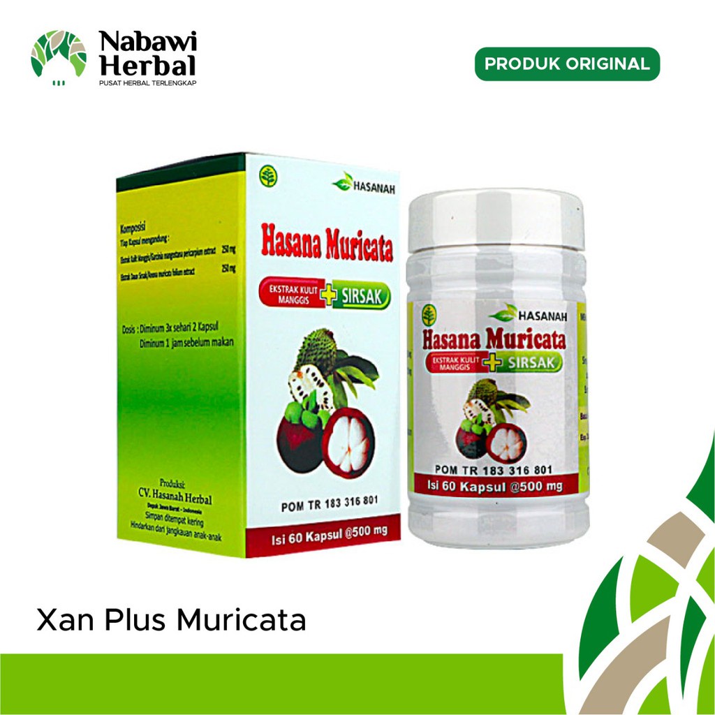 

Nabawi Herbal BSD - Xanplus Muricata - Ekstrak Kulit mangis dan Sirsak