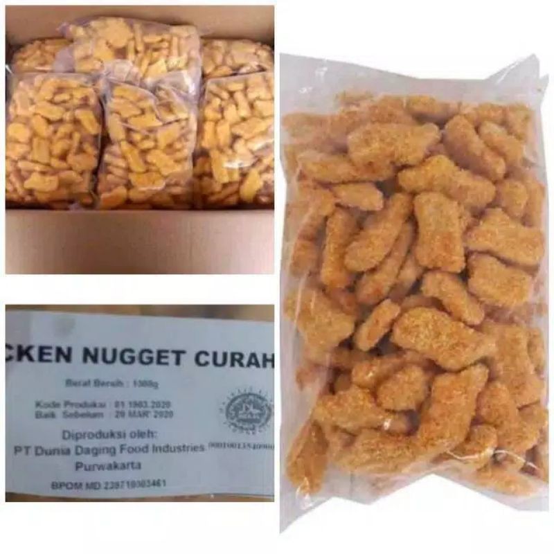 

Nugget ayam curah 1kg.nugget curah murah