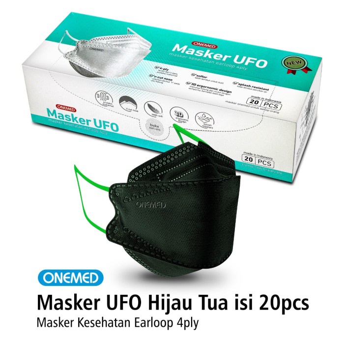 Masker UFO Onemed / Masker KF94 Onemed 4ply / Masker UFO Onemed KF94 4 ply