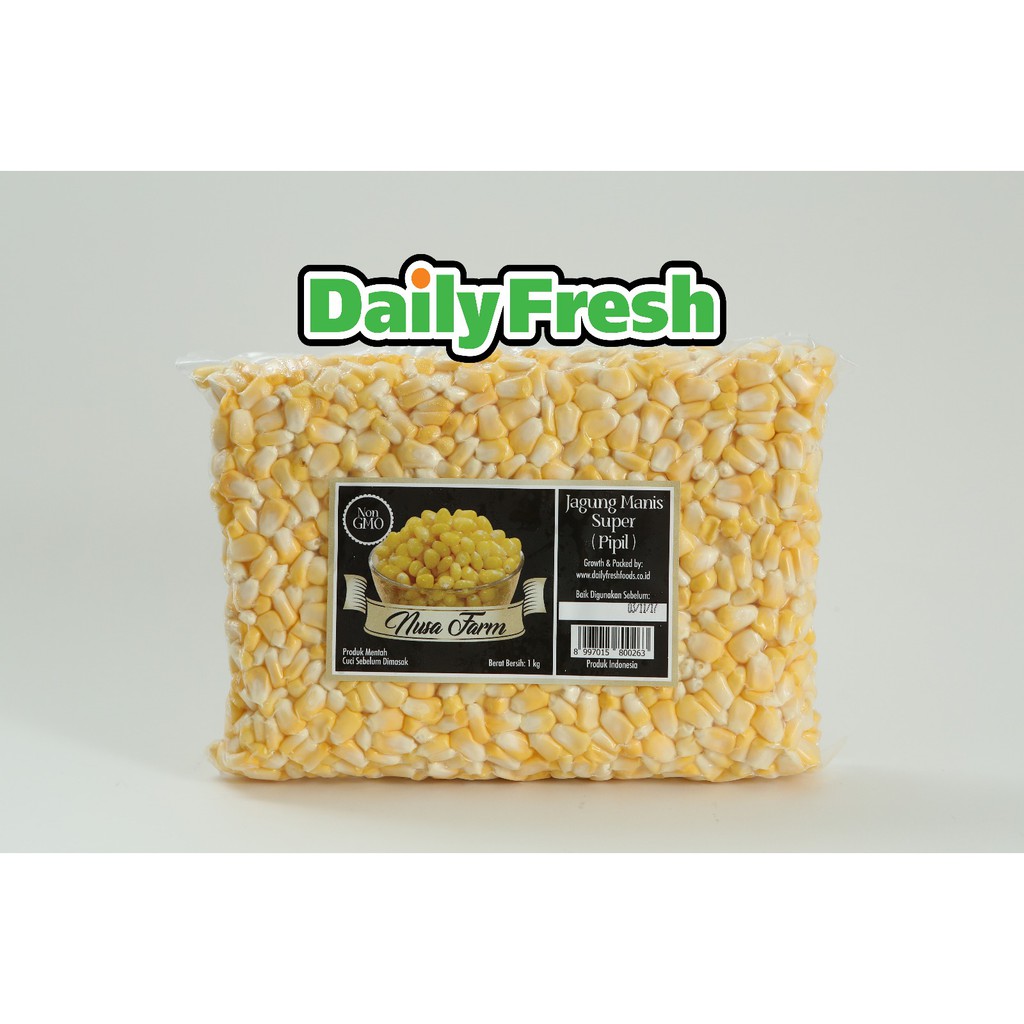 (FRESH) SWEET CORN WHOLE KERNEL-DAILY FRESH 1000GRAM