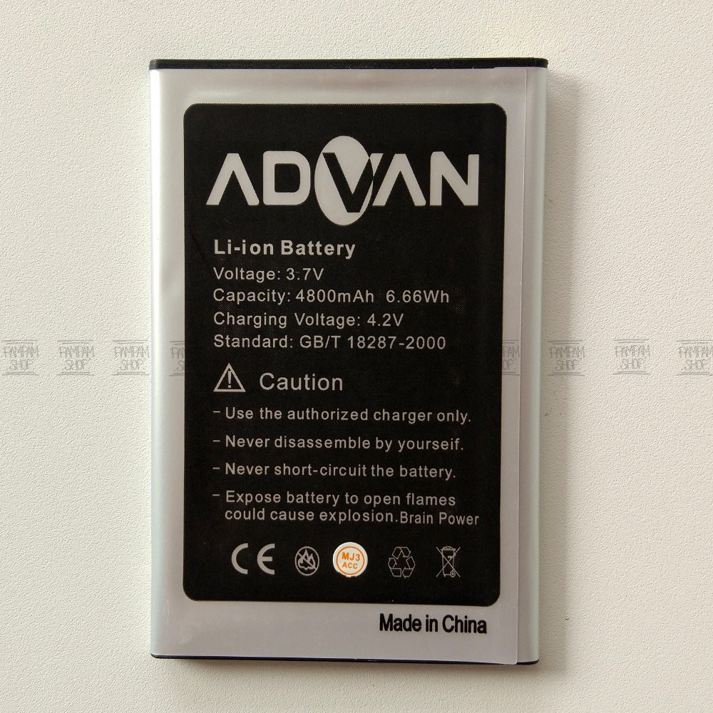 Baterai Advan I5C Lite I5C Duo Double Power Original OEM Batre Batrai Advance Dual Battery