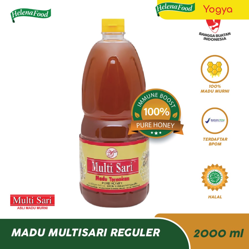 

Madu Ternak Asli Multisari Reguler 2000 ml