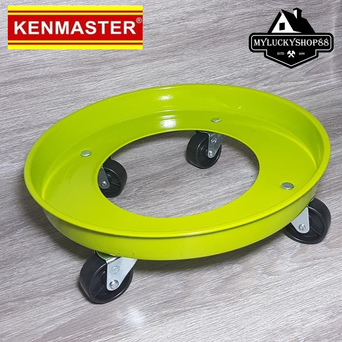 Kenmaster Roda Tatakan Tabung Gas Bulat Besi