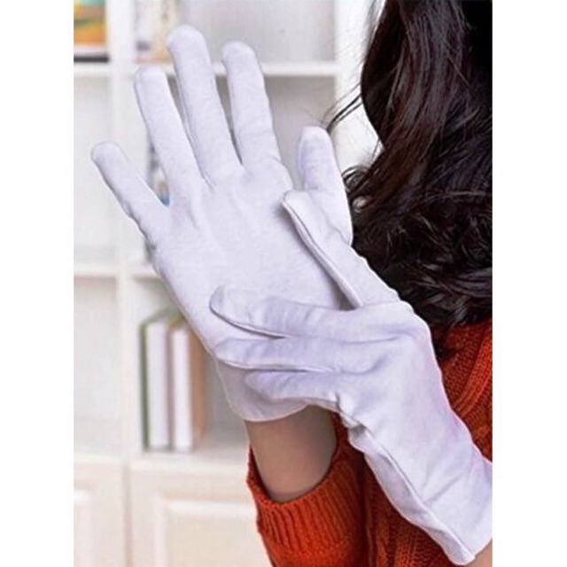 SARUNG TANGAN PUTIH FORMAL UKURAN SMP UNTUK UPACARA