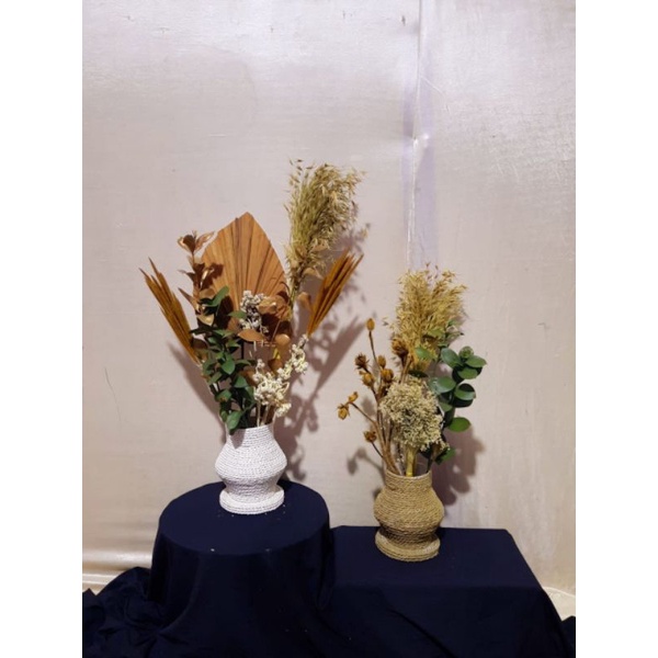 2 paket bunga kering asthetick/bunga kering murah/dekorasi eustik/bunga hiasan/bunga hiasan ruangan